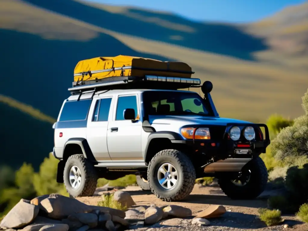 4x4 preparado para aventuras Vehículo 4x4: beneficios para supervivencia en montaña