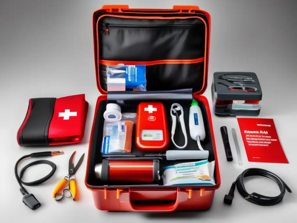 Kit Emergencia Carretera: herramientas esenciales, suministros médicos, comida y agua