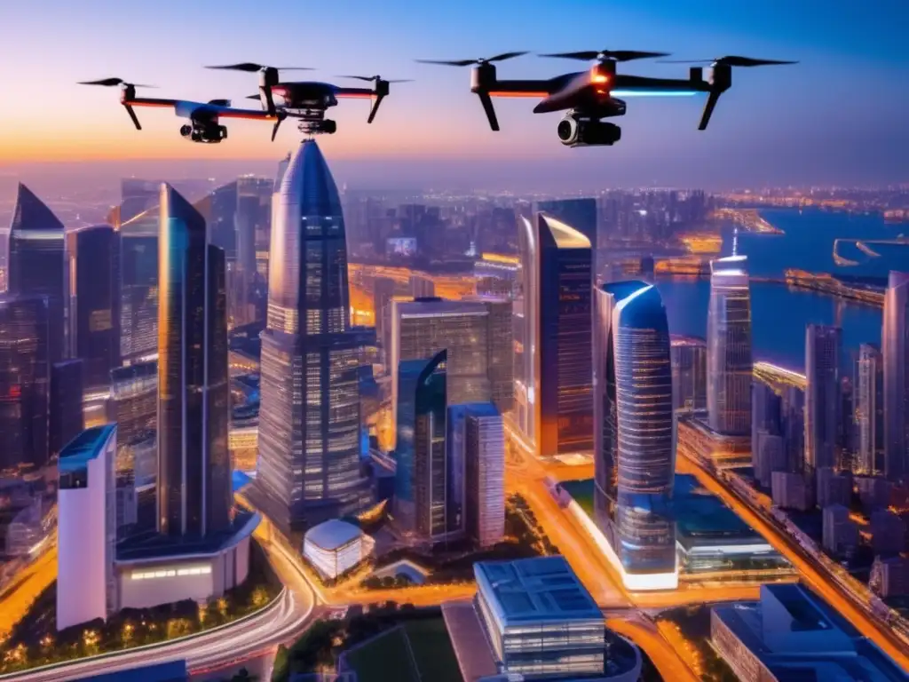 Ventajas de drones en seguridad urbana