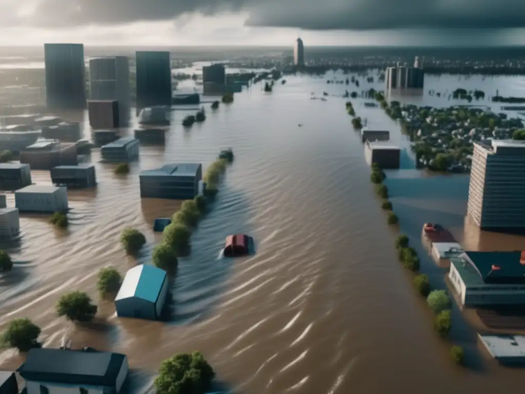 Ciudad sumergida por inundaciones muestra efectos devastadores del cambio climático