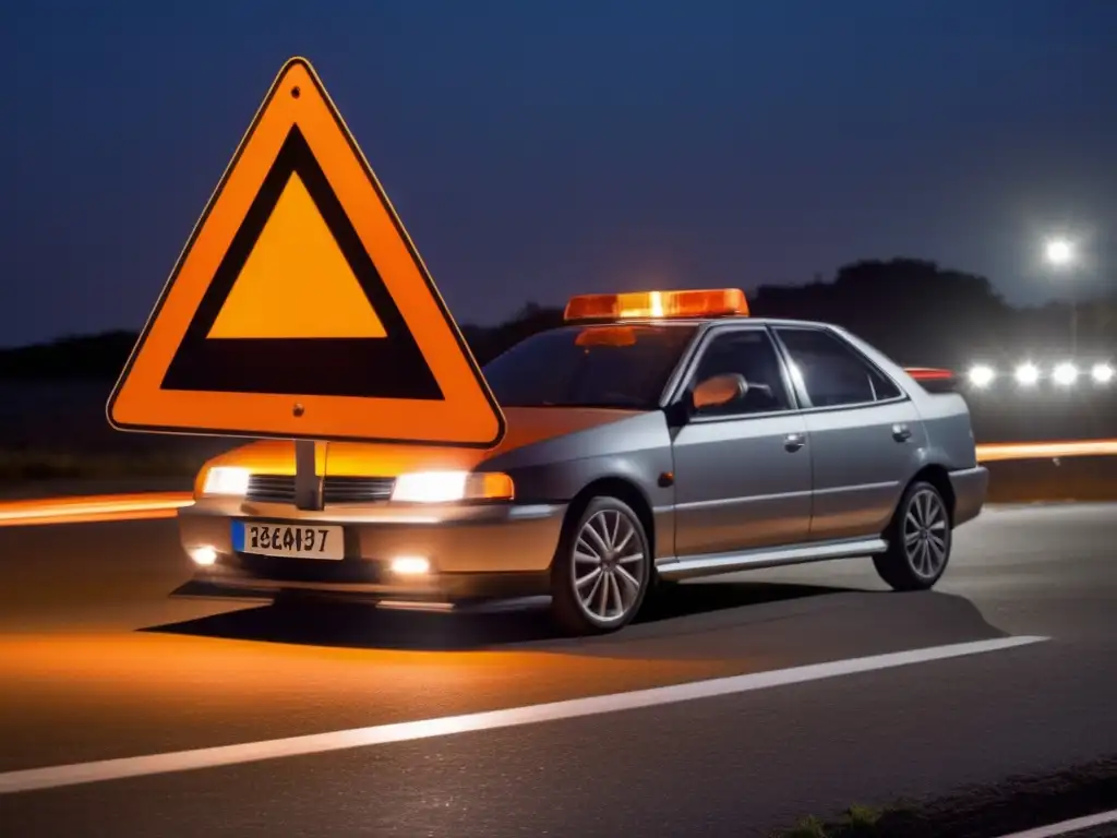 Coche de emergencia con componentes para kit de coche