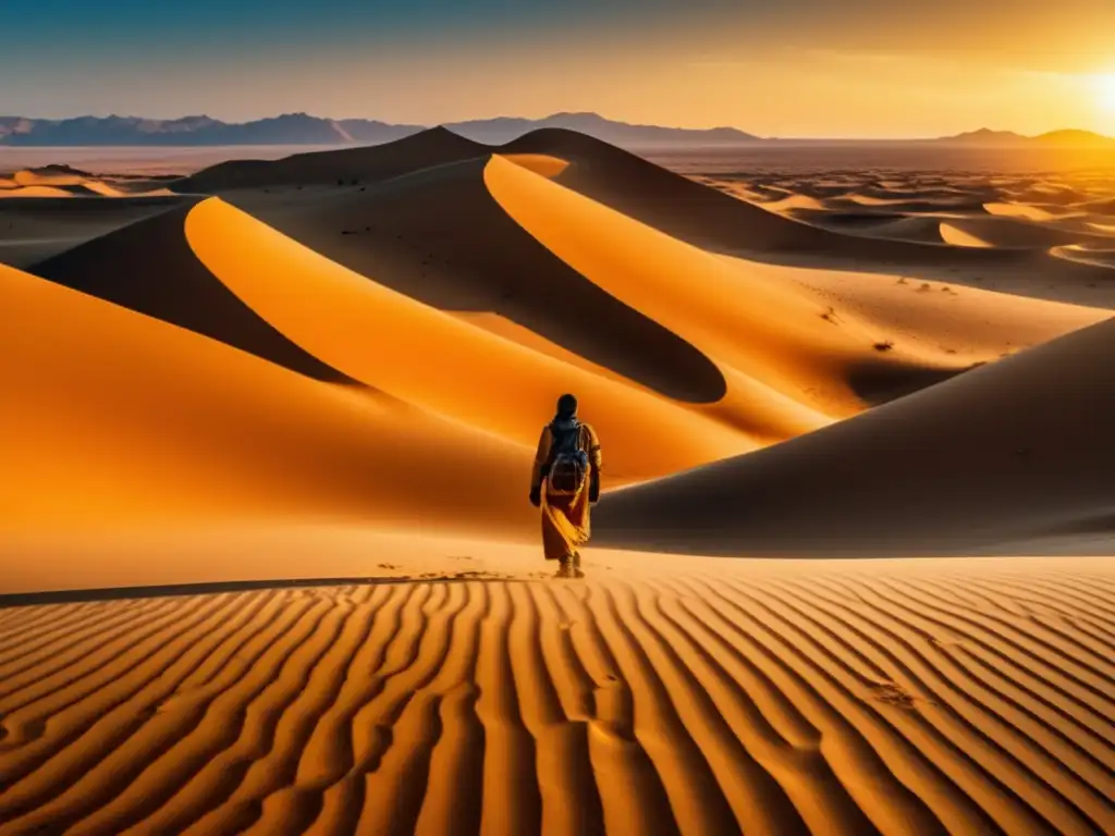 Preparación para condiciones extremas de calor en un impresionante paisaje desértico de 8k