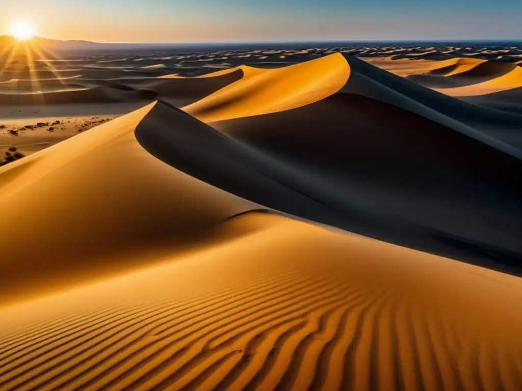 Sistemas de energía portátil en desierto: campamento con panel solar, generador y batería externa