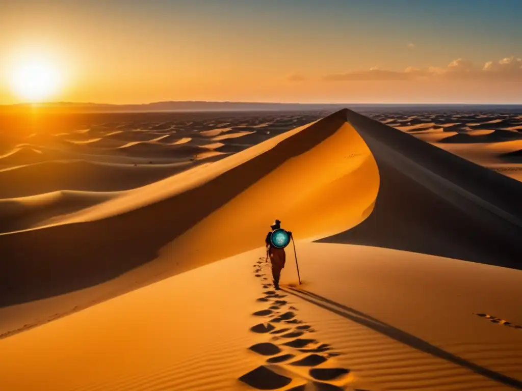 Utilizar el sol para orientarte en el desierto