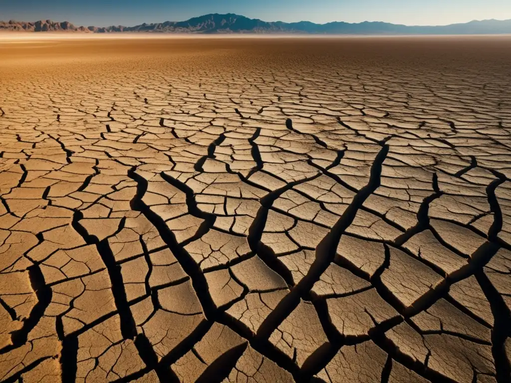 Paisaje desértico en sequía extrema: Guía de supervivencia sequía extrema