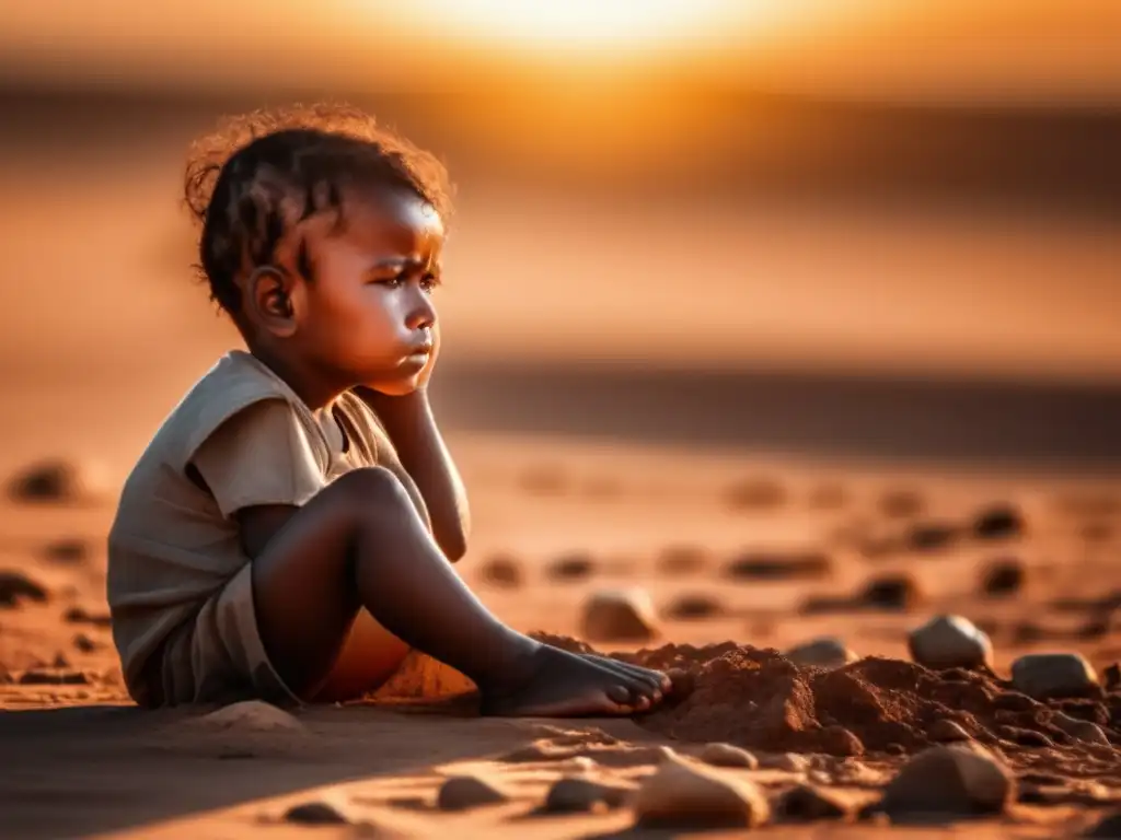 Niño deshidratado bajo el sol, ¡Primeros auxilios deshidratación emergencia!