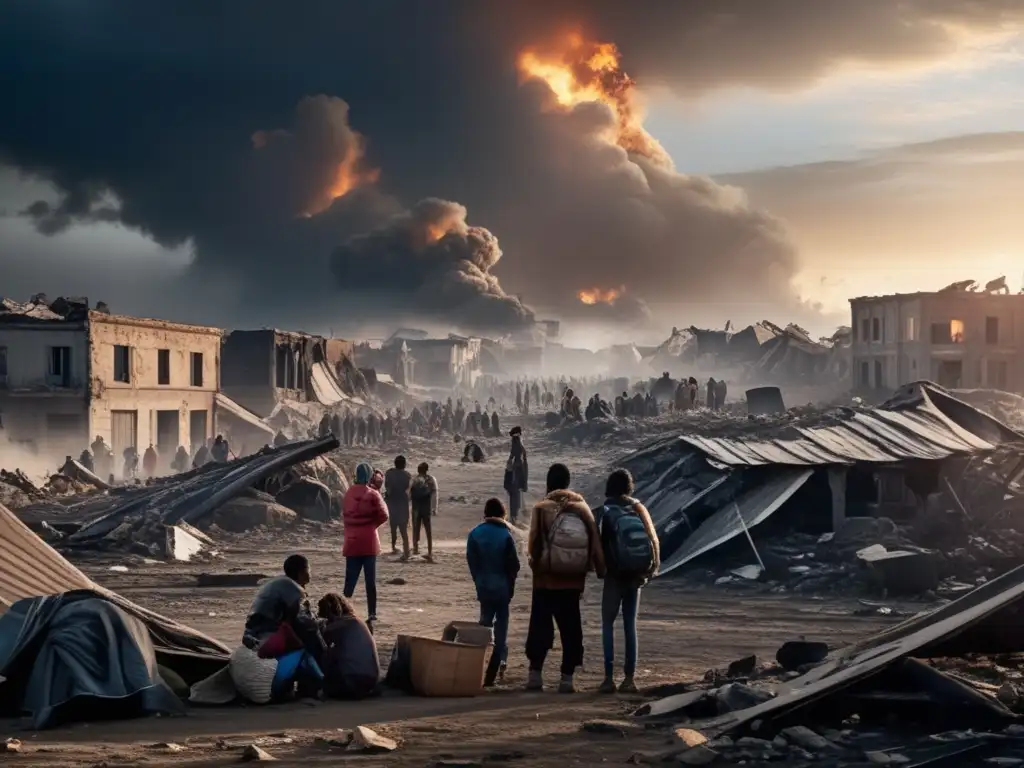 Consecuencias de un desastre ambiental: refugiados climáticos en medio de la devastación y la esperanza