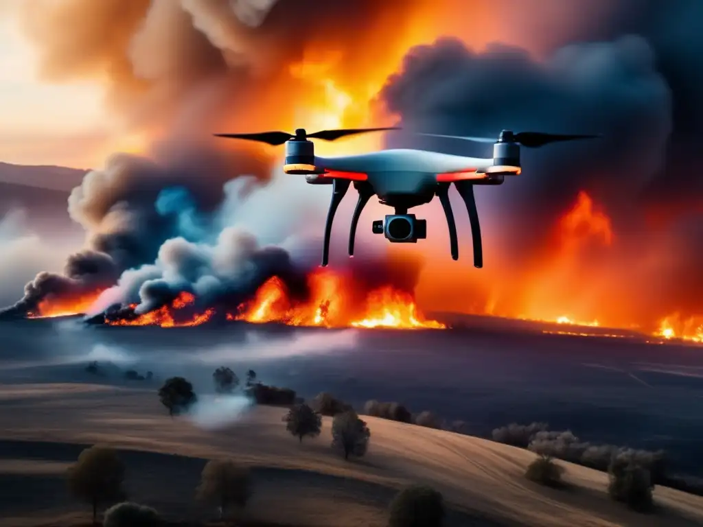 Importancia de los drones en crisis: imagen impactante muestra su papel vital en la detección y prevención de incendios