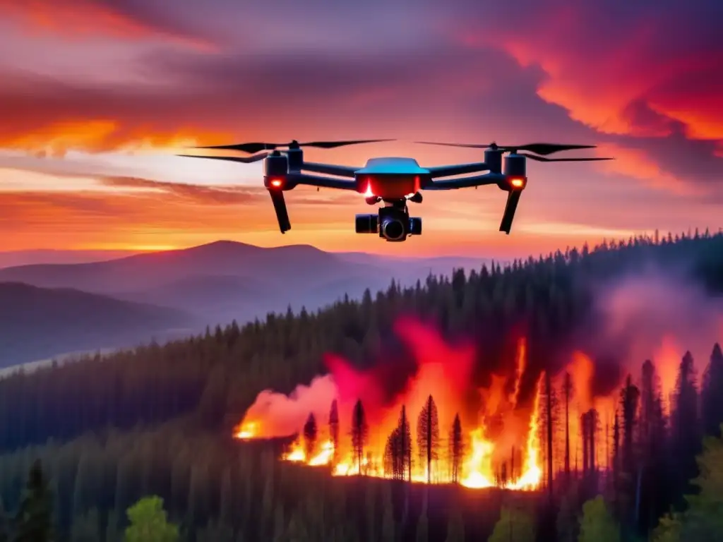 Drones en formación, protegiendo bosques en crisis: Importancia de los drones en crisis