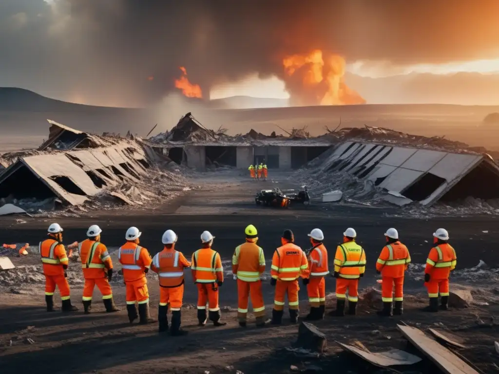 Equipo de emergencia con drones para preparación de emergencias