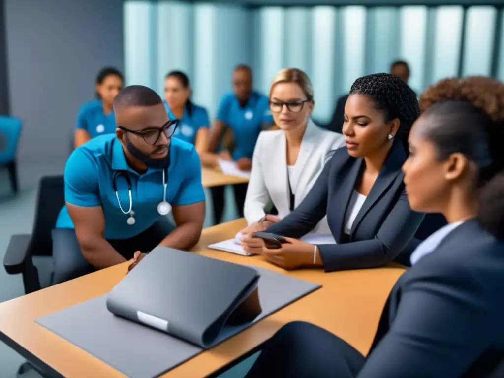 Importancia certificación en preparacionismo: imagen de entrenamiento con diversidad y profesionalismo