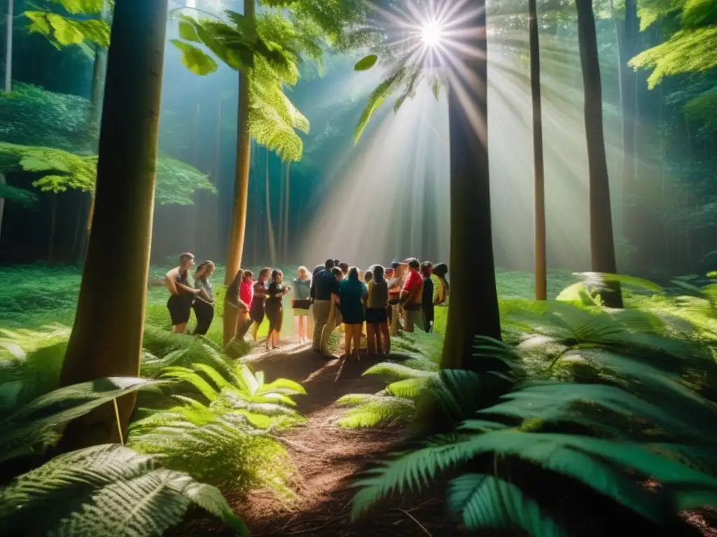 Dinámicas de grupo en la naturaleza fortalecen el trabajo en equipo