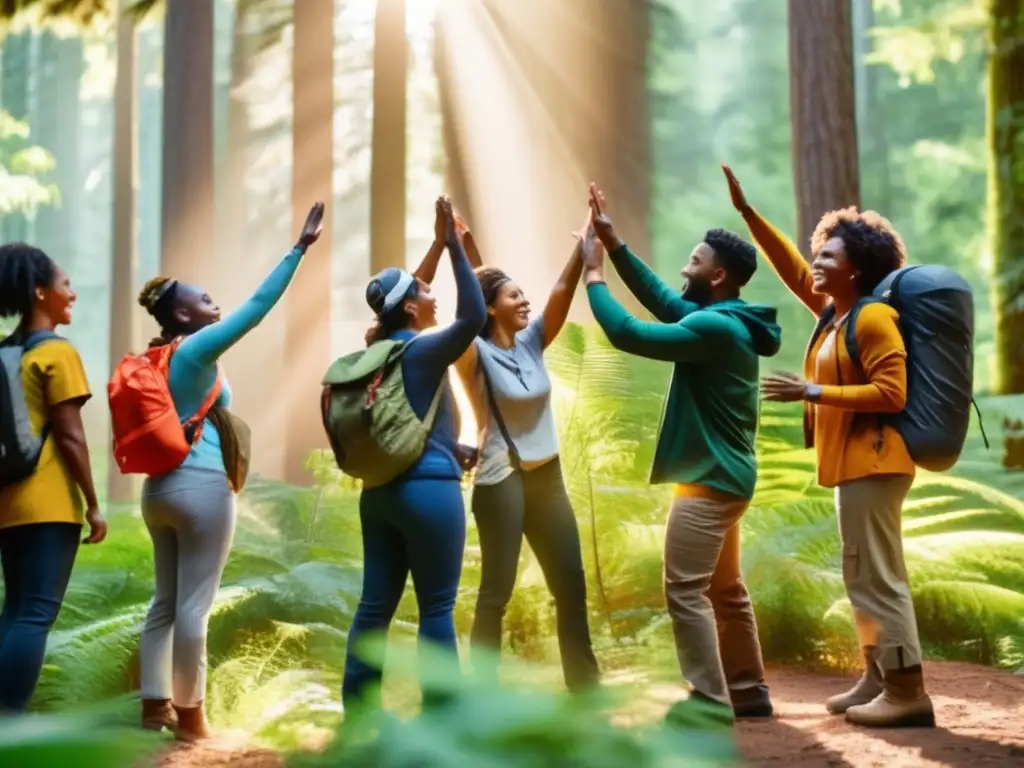 Grupo diverso en preparación con estrategias de motivación