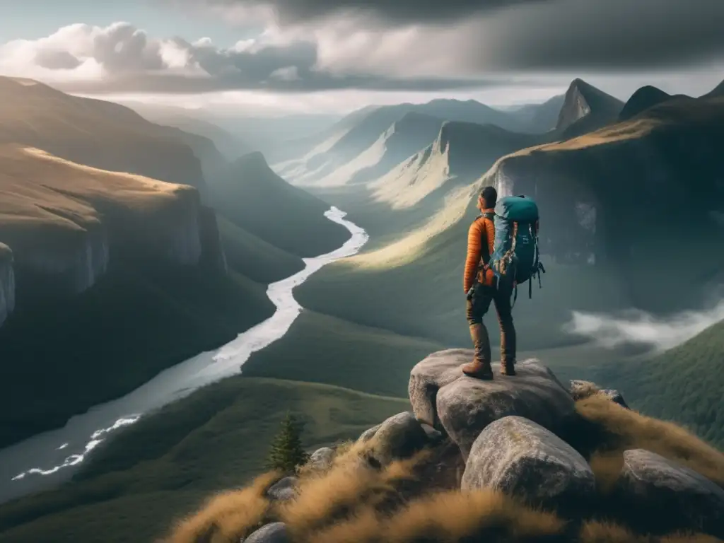 Importancia de la disciplina para la supervivencia en paisaje montañoso