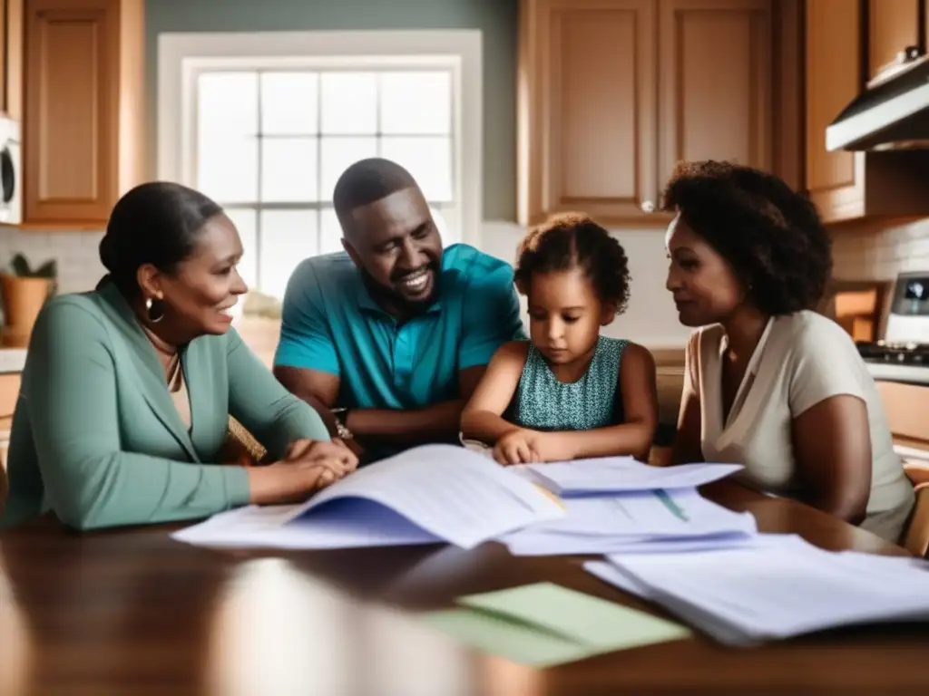 Familia unida superando crisis: Importancia de la resiliencia financiera