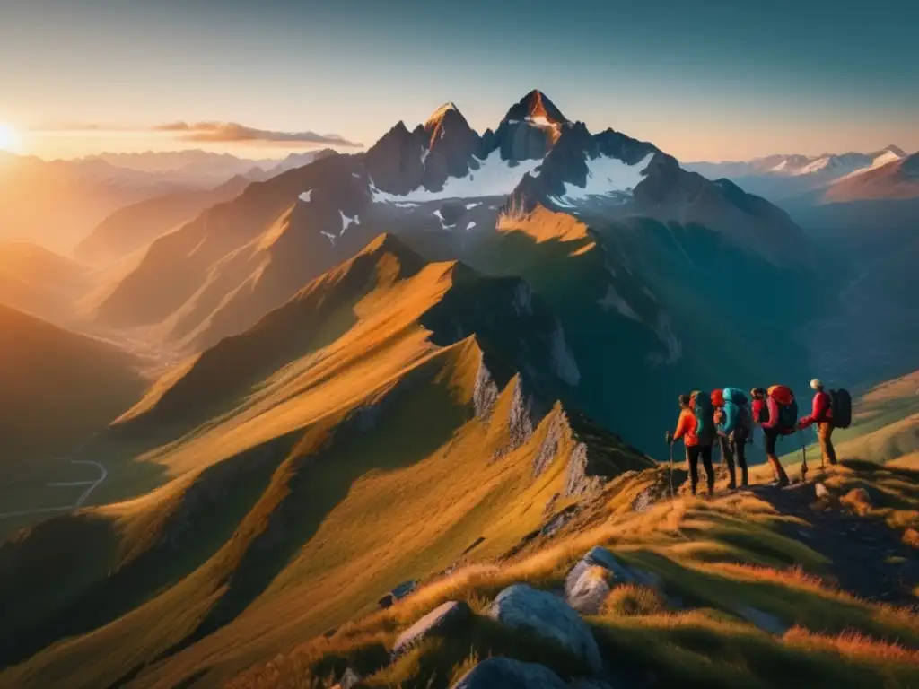 Toma de decisiones en grupo durante situaciones de supervivencia en una majestuosa montaña