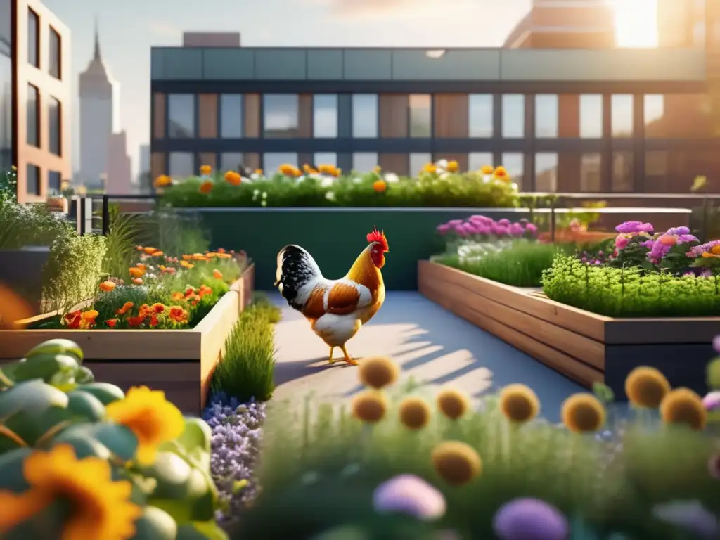 Jardín urbano con gallinas: Beneficios gallinas urbanas preparacionismo