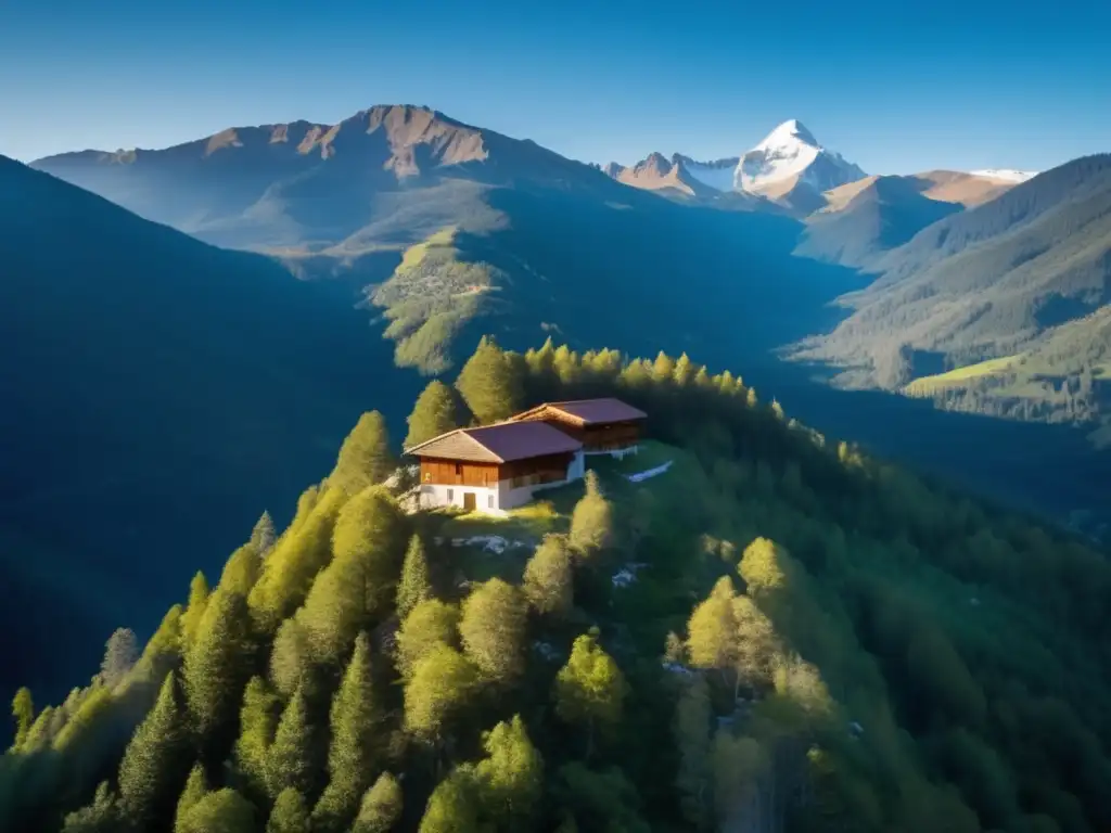 Beneficios biomasa en emergencia: Refugio montaña