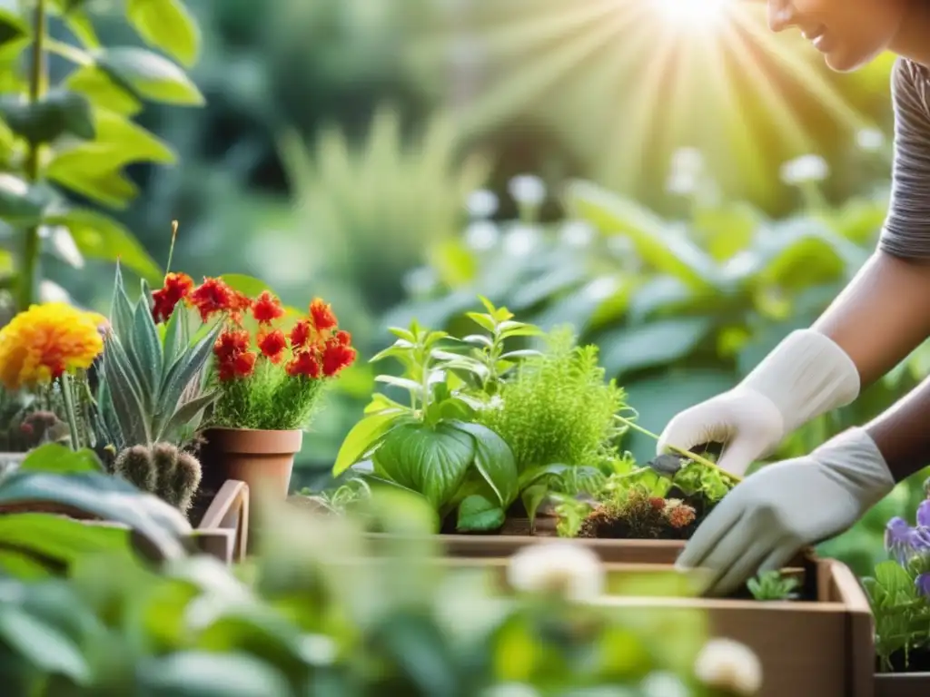 Jardín de plantas medicinales para emergencia: diversidad, vitalidad y cuidado experto