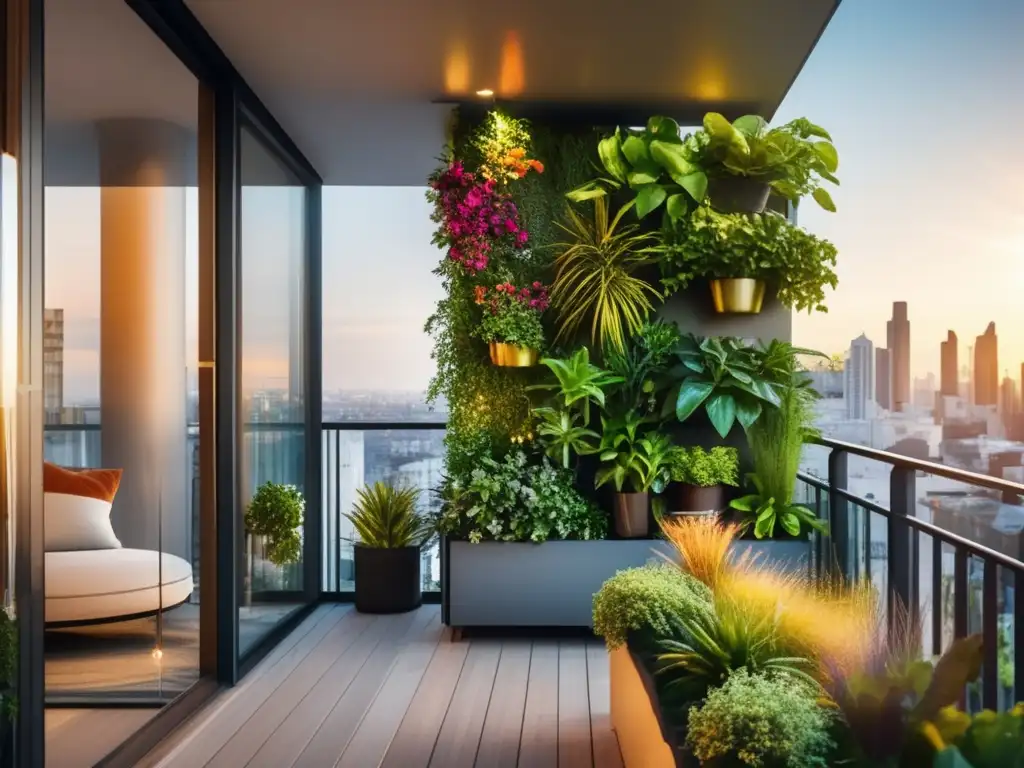 Jardín vertical en apartamento: beneficios y belleza de la naturaleza urbana