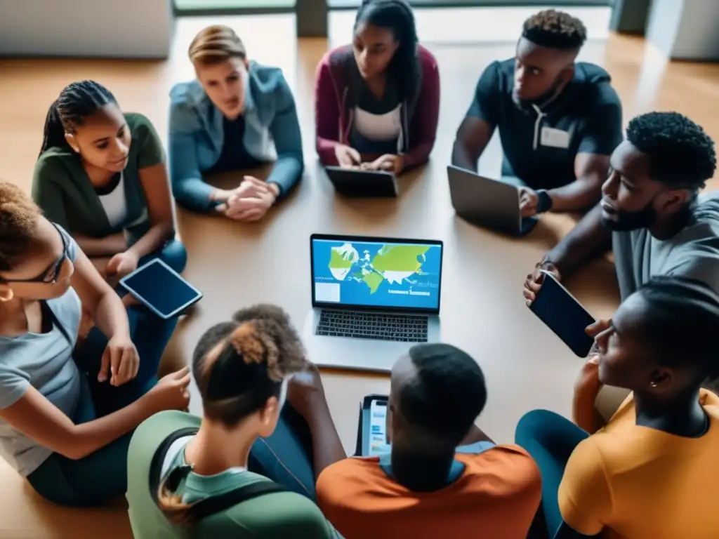 Jóvenes discutiendo preparacionismo para nuevas generaciones