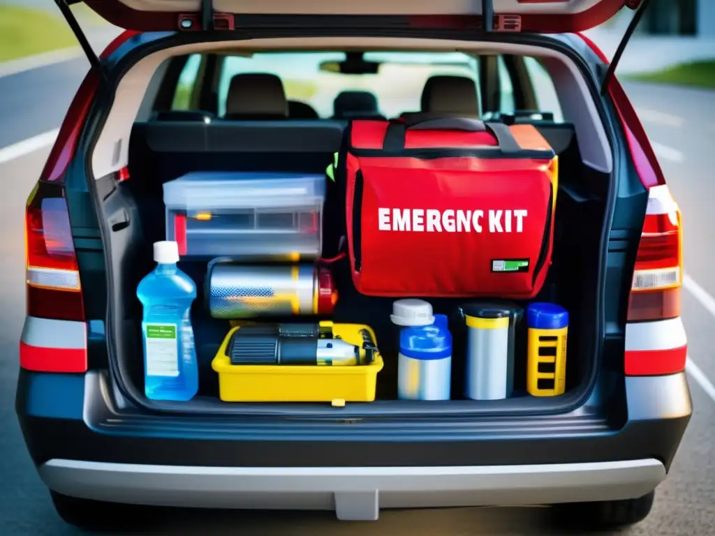 Kit de emergencia para vehículo: preparación ante desastres