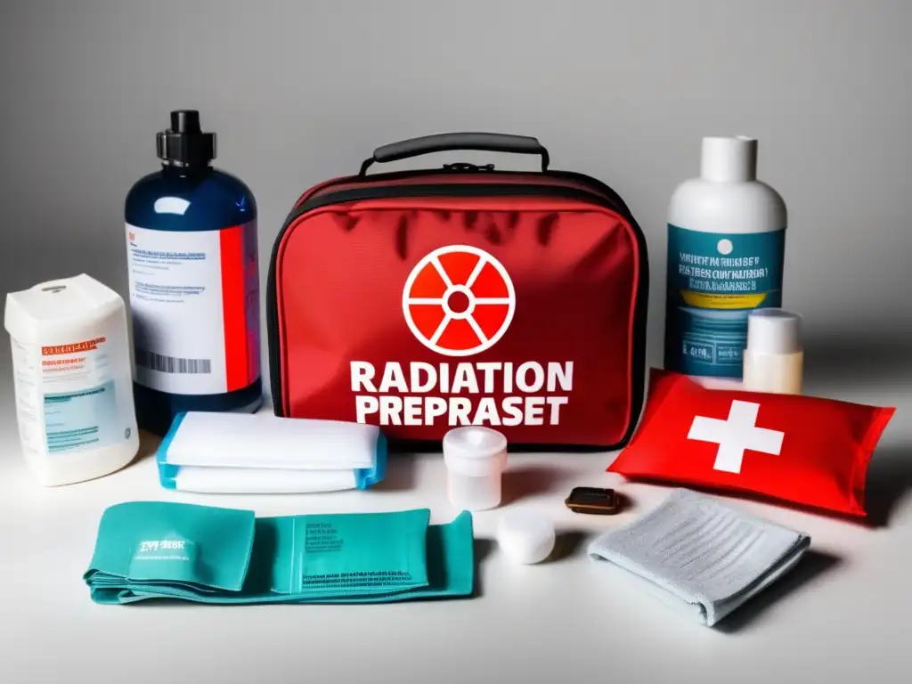 Kit preparación médica radiación desastres: organizado, completo y profesional