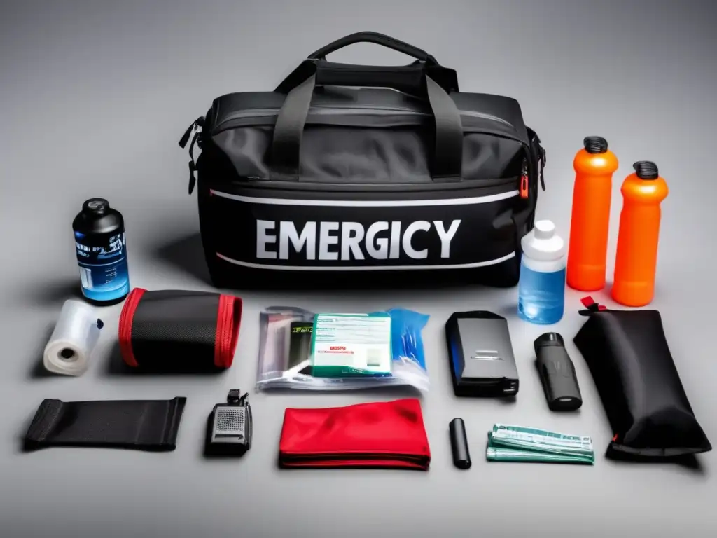 Kits de emergencia para vehículos diarios con diseño moderno, organización impecable y elementos esenciales