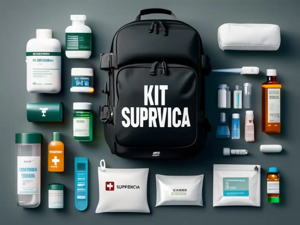 Kit Supervivencia: Medicamentos esenciales, organizados y etiquetados profesionalmente