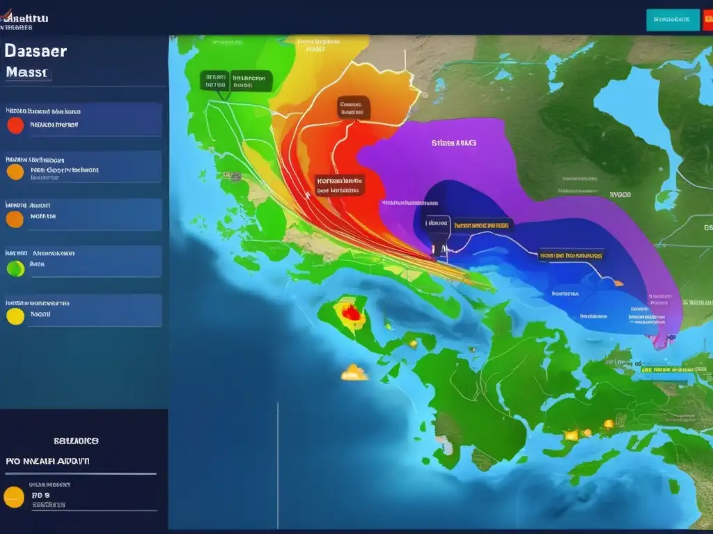 Mapa interactivo de desastres naturales con información en tiempo real Campo_por_completar