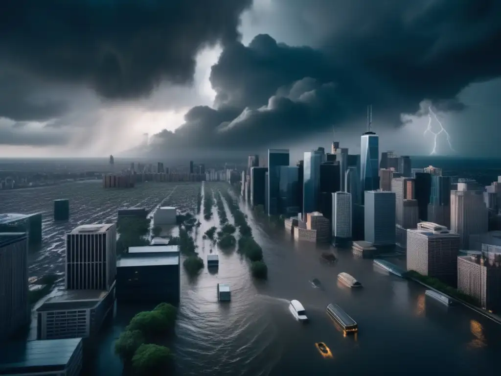 Ciudad en crisis climática: unidad y resiliencia Ciudad en crisis climática: Preparación cambio climático supervivencia