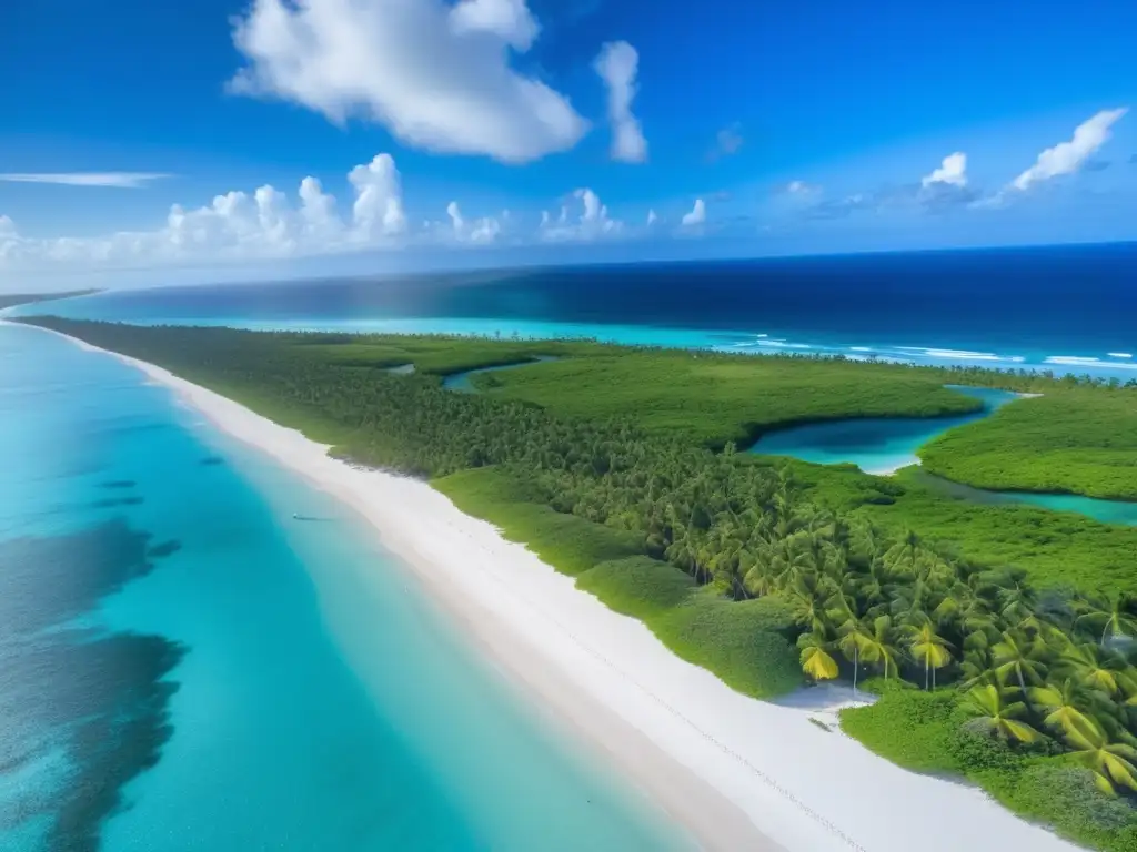 Hermosa playa tropical con aguas turquesas y palmeras - Estrategias para gestionar el agotamiento emocional en emergencias