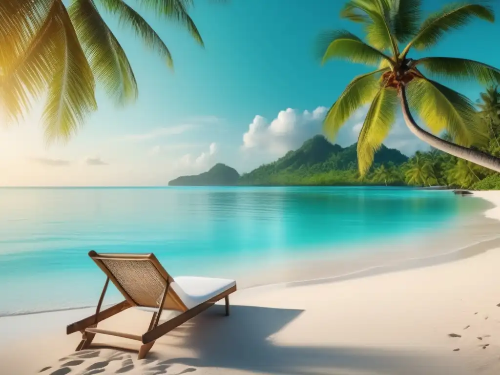 Paraíso tropical seguro y sereno Preparación para sobrevivir en la playa: ¡Disfruta de este paraíso seguro y tranquilo!