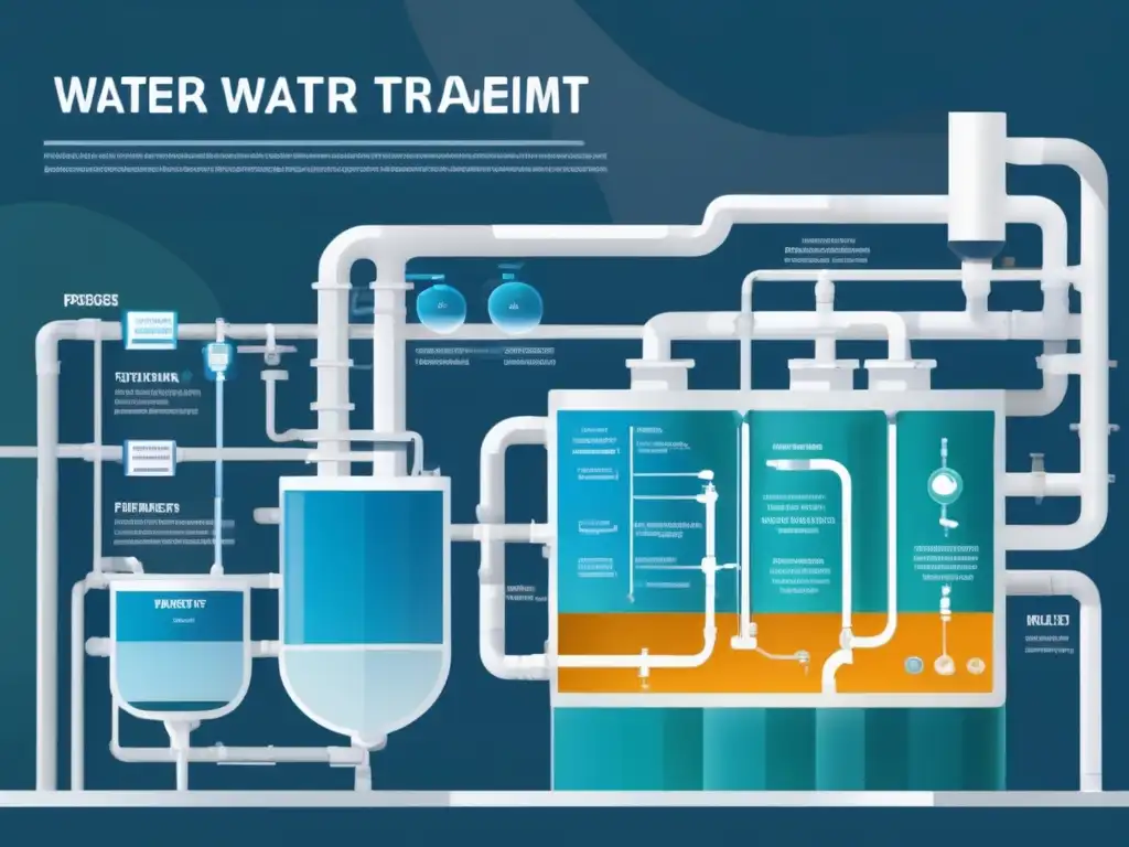 Planta moderna de tratamiento de agua en crisis