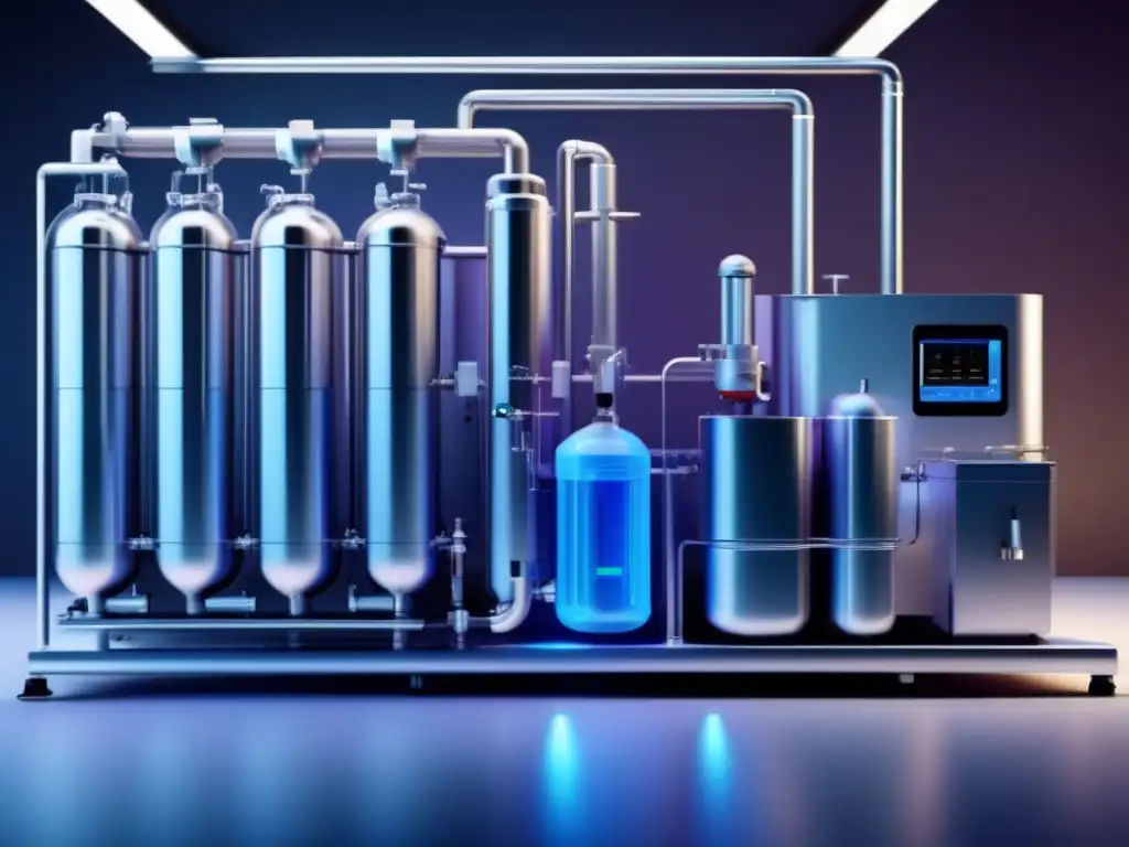 Proceso de purificación de agua Importancia y riesgos del yodo para purificar agua: sistema moderno de purificación con químicos, filtración y desinfección UV