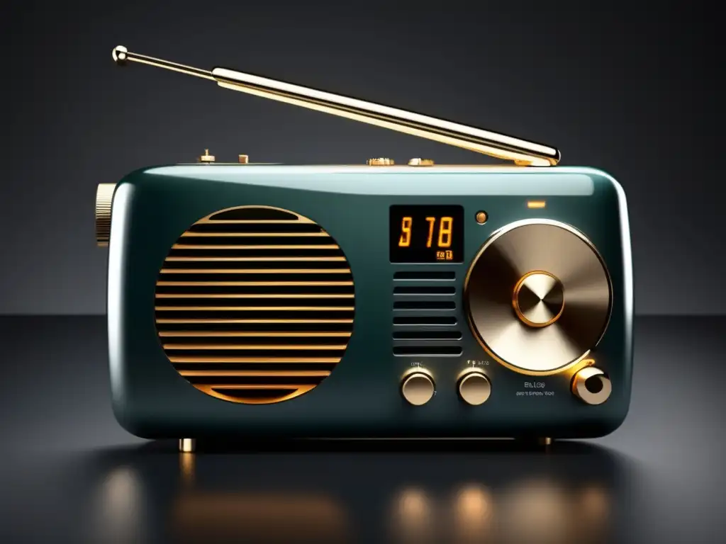 Radio de emergencia con manivela de diseño moderno y duradero, ideal para situaciones críticas