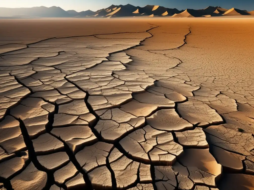 Paisaje de sequía impactante: Preparación para sequías y supervivencia