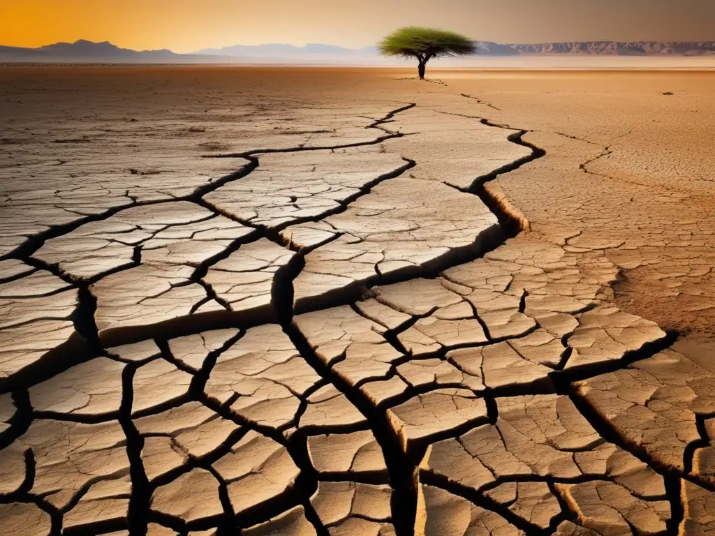 Sequía y escasez de agua por cambio climático Río seco, cambio climático, sequía, impacto y acción frente al agua escasa