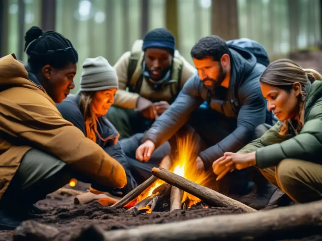 Importancia cursos supervivencia en acción outdoors