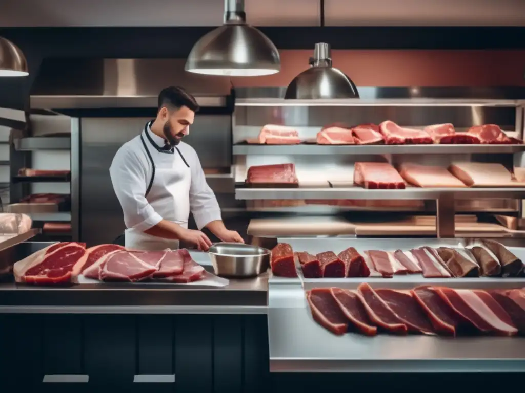 Técnicas de conservación de carne casera en una carnicería moderna